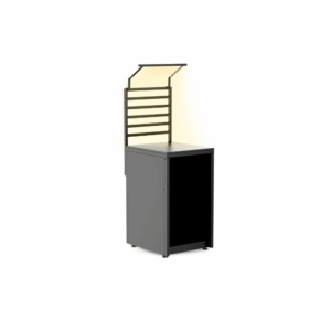Cozze LED Rack 52 for outdoor kitchen back grid