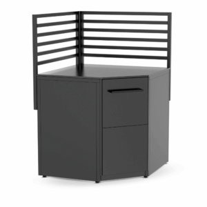 Cozze® Back Grid Corner Outdoor Kitchen