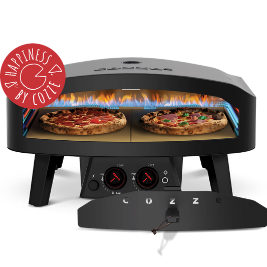 Cozze® 24″ Black Edition Gas Pizza Oven – Outdoor Pizza Oven