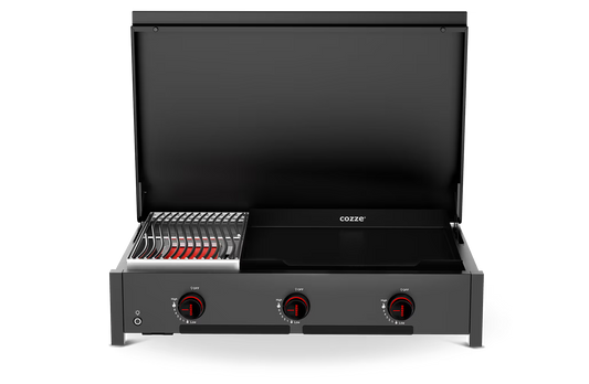 Cozze® Combo 900 Gas Grill & Plancha BBQ