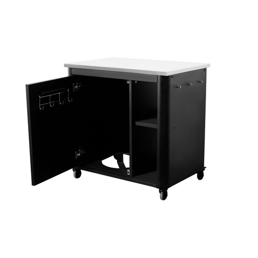 Compact Cozze 90 prep table for small patios and balconies