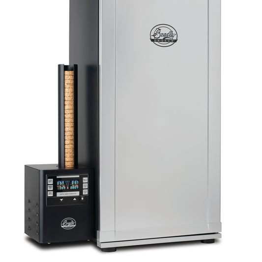 Smoker with digital display on a white background