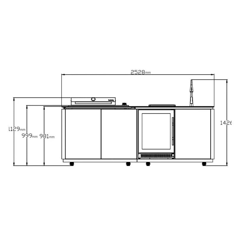 Buschbeck Derby Outdoor Kitchen Island