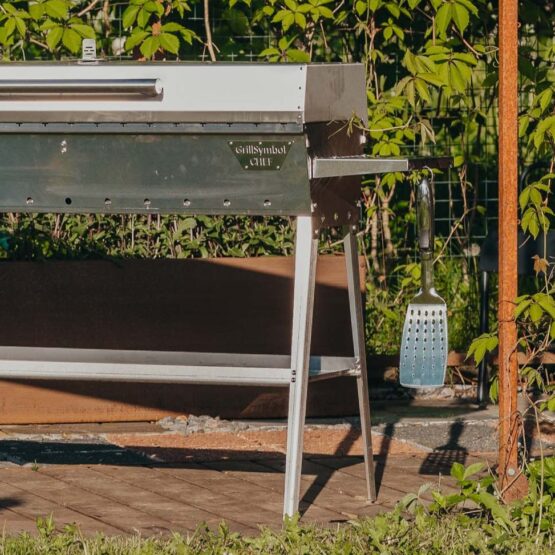 GrillSymbol Chef charcoal grill stainless steel outdoor barbecue