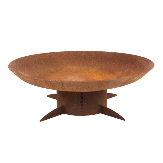 GrillSymbol Corten Steel Fire Pit Chiaro 67 cm - The Garden Flame