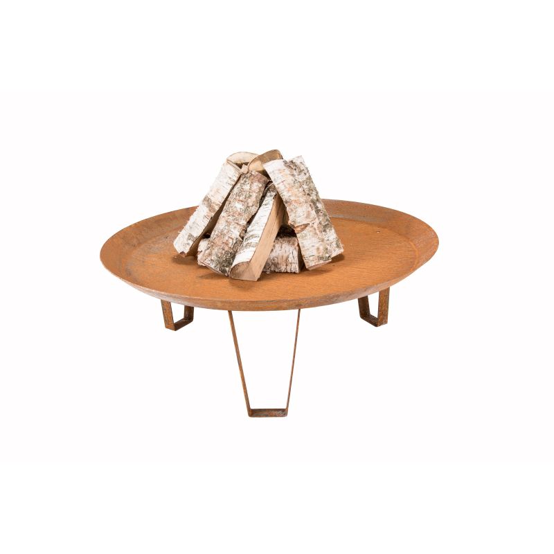 GrillSymbol Corten Steel Fire Pit Elegante 72cm - The Garden Flame