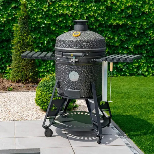 GRLLR Ember Pro Kamado Grill - Matte Black - Including Trolley