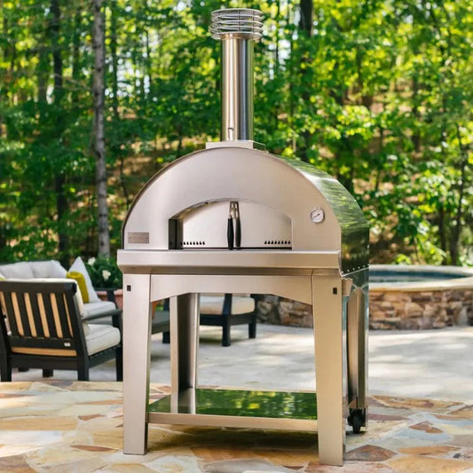 Fontana Mangiafuoco Wood Pizza Oven with Trolley
