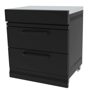 GRLLR Connect Storage Unit stainless steel drawers and shelves for outdoor kitchen
