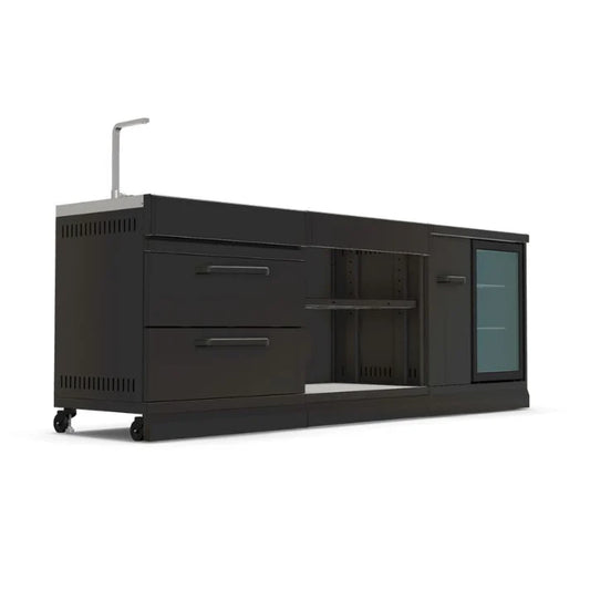GRLLR Outdoor Kitchen - Fridge, Sink & Expansion Unit