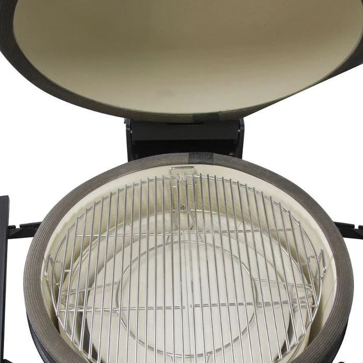 GRLLR Ember Classic 22” Kamado Grill – Matte Black with Trolley