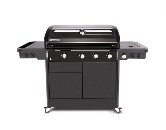 HALMO gas BBQ cooking outdoor grilling family garden barbecue