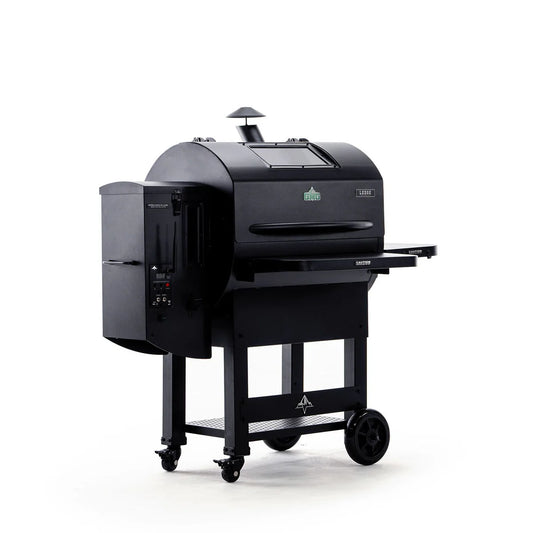 Black barbecue grill on a white background