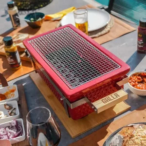 GRLLR Osaka Shichirin Shichirin-inspired Japanese table grill in red