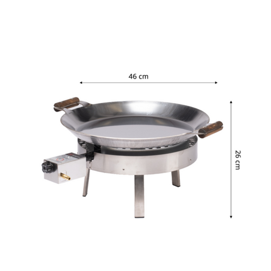 GrillSymbol Paella Cooking Set PRO-460 Inox