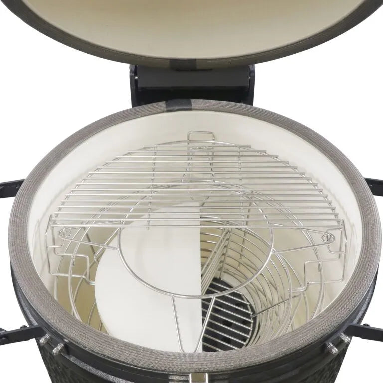 GRLLR Ember Pro Kamado Grill – Matte Black with Trolley