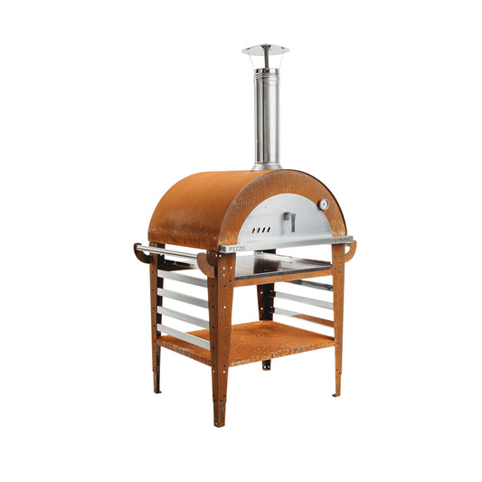 GrillSymbol Wood Fired Pizza Oven with Stand Pizzo Set