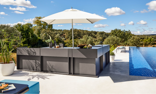 conmoto TICINO Outdoor Kitchen with Sunbrella
