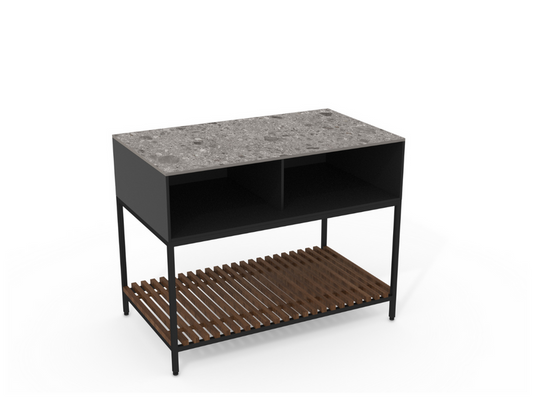 conmoto TICINO Frame Shelf 120 Outdoor Kitchen Base