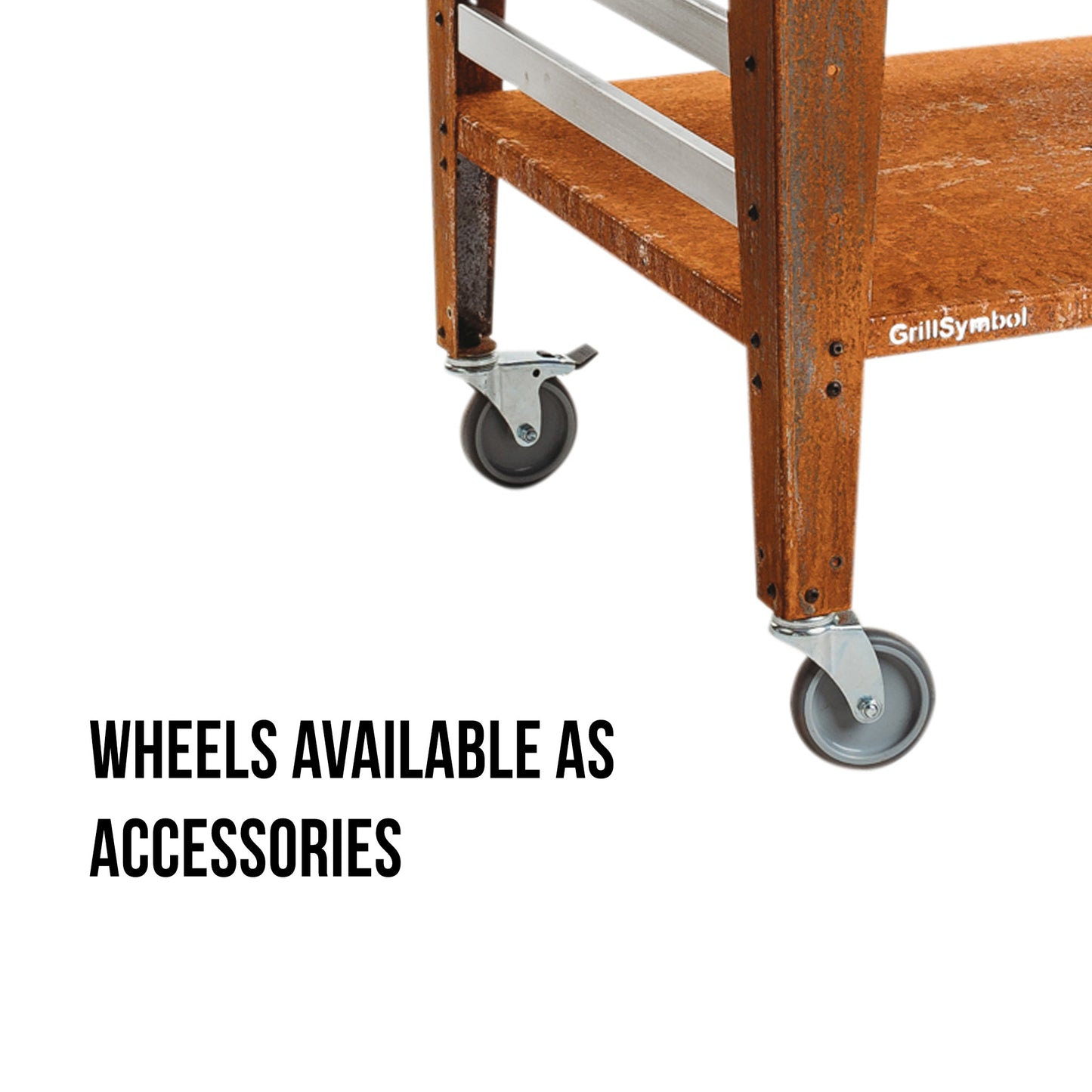 GrillSymbol Wood Fired Pizza Oven with Stand and Side Table Pizzo XL Set - The Garden Flame