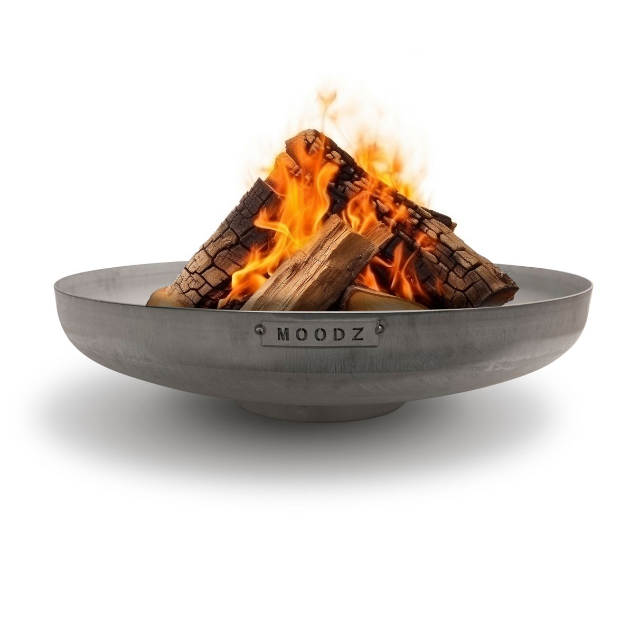 MOODZ 100cm stainless steel fire bowl classic