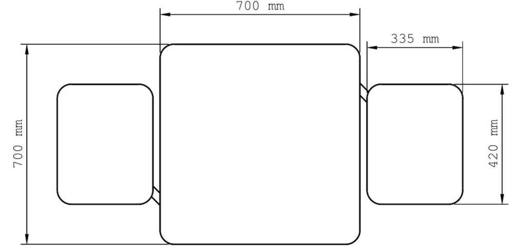 Wünder The Duo Outdoor Table Furniture