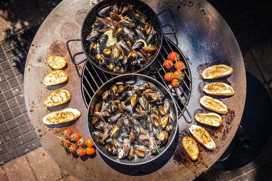 Plancha outdoor cooking