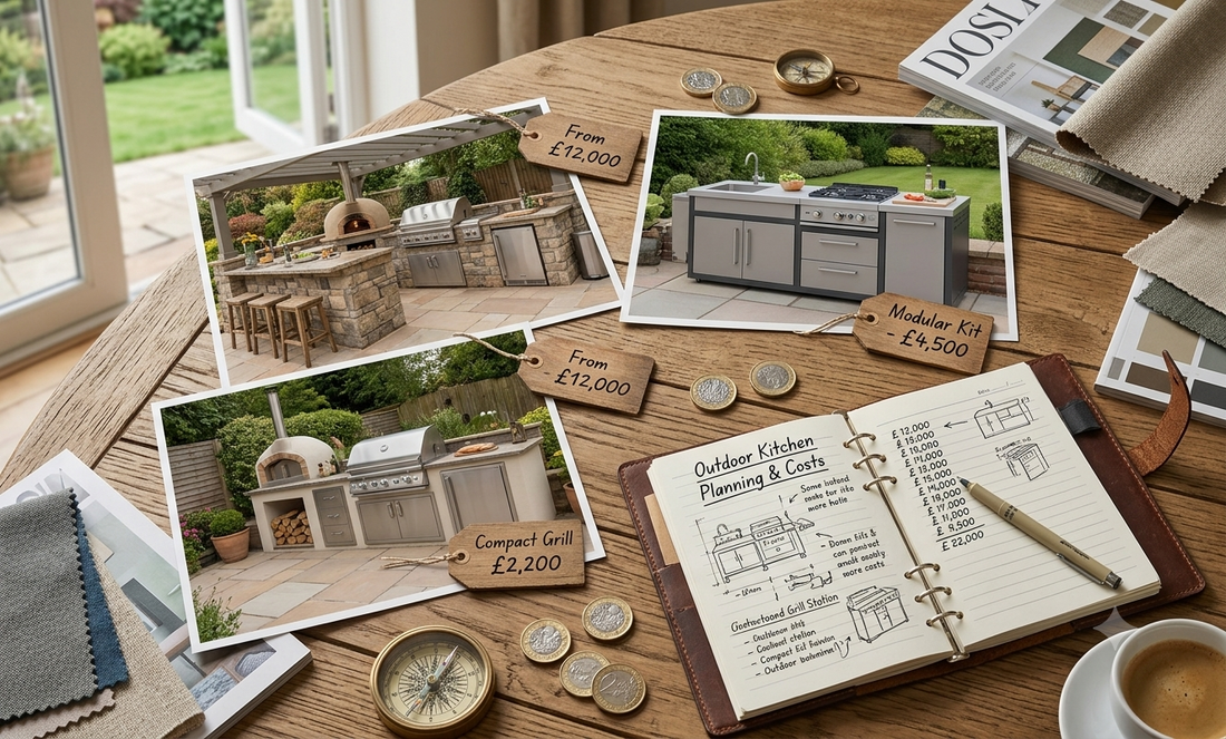 How much does an outdoor kitchen cost UK
