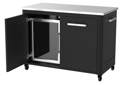 Cozze Fridge W/Steel Frame And Glass Front 60 Litres