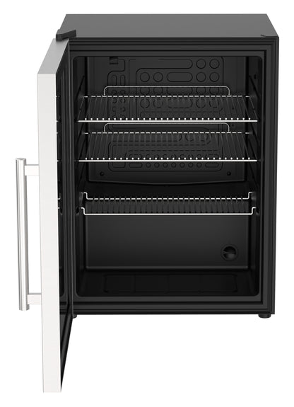 Cozze Fridge W/Steel Frame And Glass Front 60 Litres