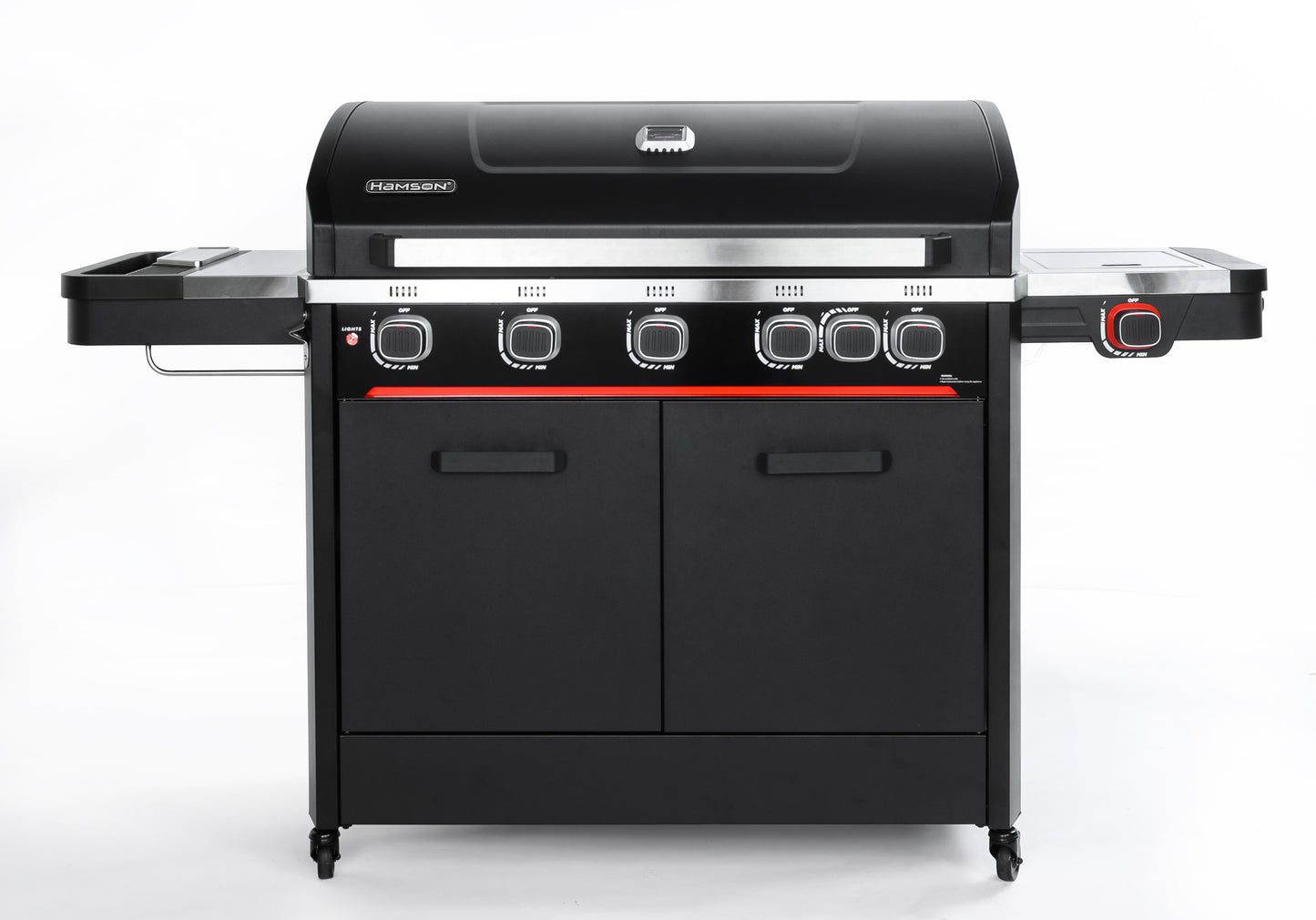 Atom Grills Byron 5 Burner Gas BBQ with Side Burner & FREE BBQ Cover