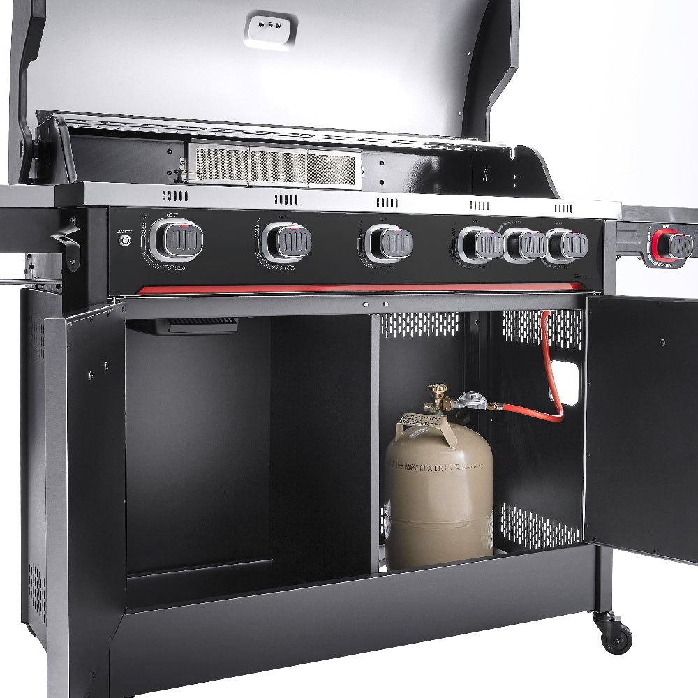 Atom Grills Byron 5 Burner Gas BBQ with Side Burner & FREE BBQ Cover