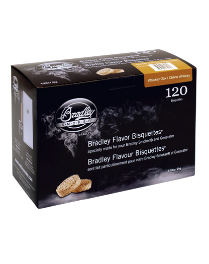 Bradley Whiskey Oak Bisquettes Pack