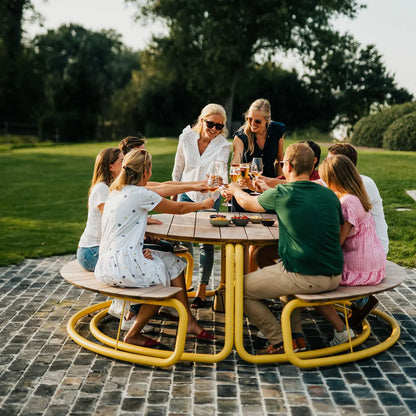 Wünder The Circle Table & Bench Set Outdoor Furniture