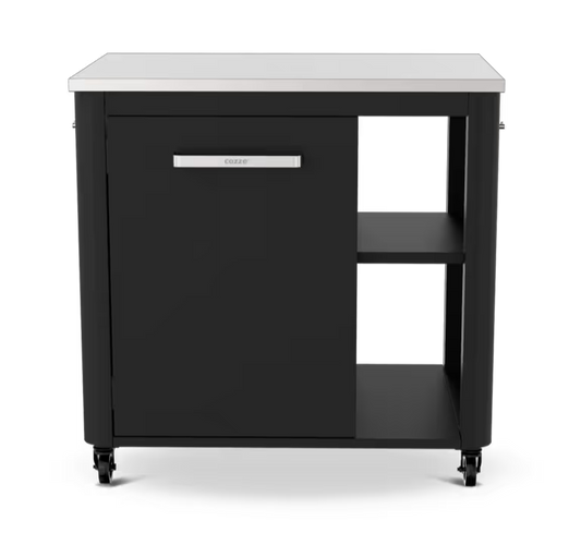 Cozze Outdoor Kitchen 90 With Stainless Steel Table - 1 door
