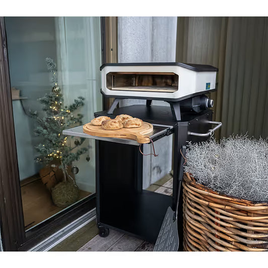 Cozze Outdoor Table with Stainless Steel Worktop & Cutting Board