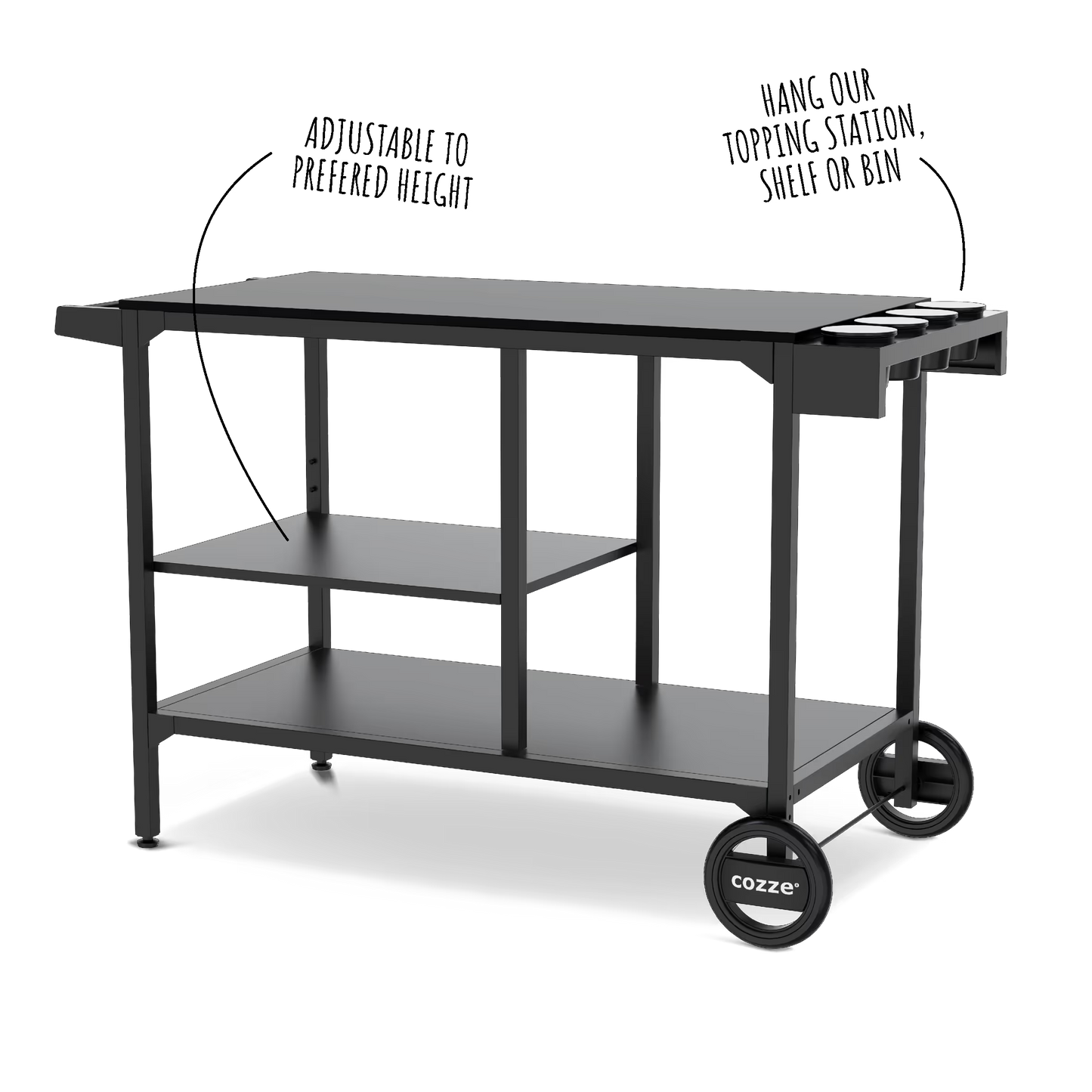 Cozze BBQ Station Outdoor Kitchen Table | Pizza Oven Stand