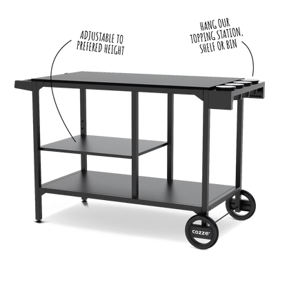 Cozze BBQ Station Outdoor Kitchen Table | Pizza Oven Stand