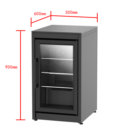 Modular fridge cabinet with adjustable feet for patio kitchen dimensions 