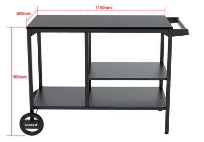 Cozze BBQ Station Outdoor Kitchen Table | Pizza Oven Stand
