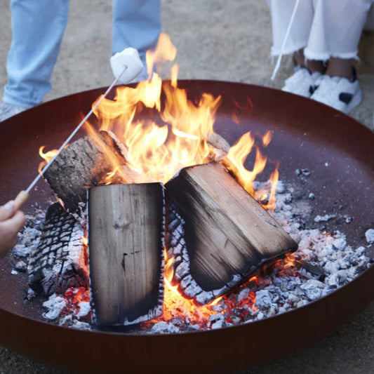 Barbecook Jack 60 outdoor fire bowl with drainage and air holes