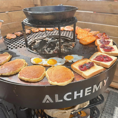 Alchemy Grill 24 live fire BBQ smoker and plancha outdoor cooking grill