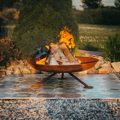 GrillSymbol Corten Steel Fire Pit Alta 67cm