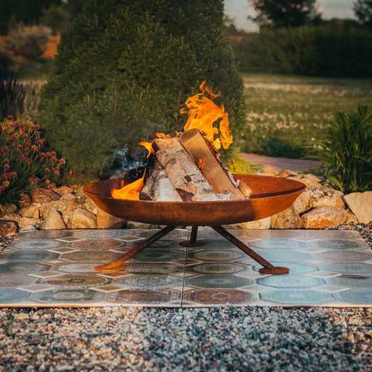 GrillSymbol Corten Steel Fire Pit Alta 67cm