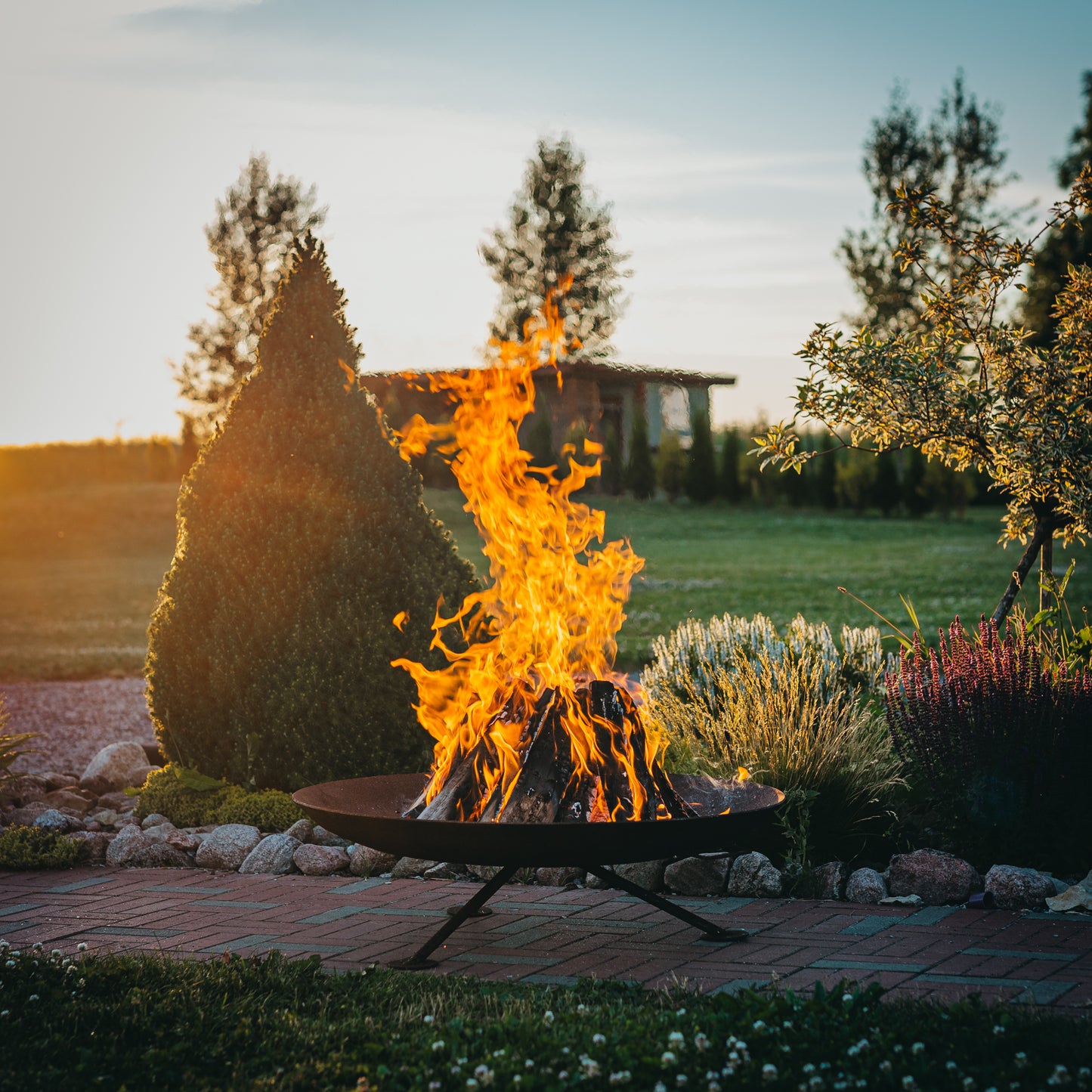 GrillSymbol Corten Steel Fire Pit Alta XL 90cm
