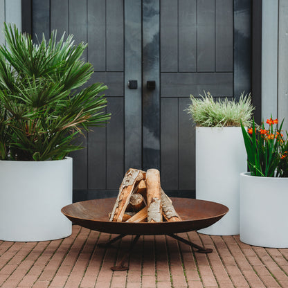 GrillSymbol Corten Steel Fire Pit Alta XL 90cm