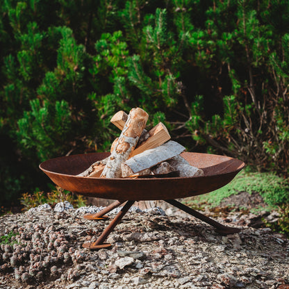 GrillSymbol Corten Steel Fire Pit Alta 67cm