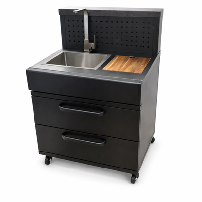 GRLLR Back Bar Wall For Cooler, Sink, Extension, Stove and Storage...
