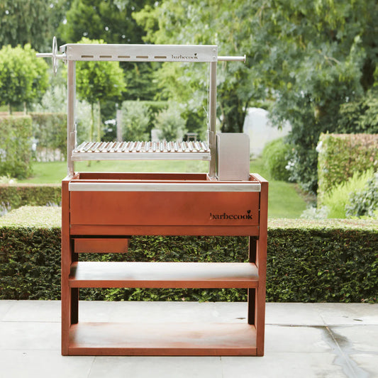 Barbecook Pedro Asado Grill in Corten and stainless steel for wood and charcoal
