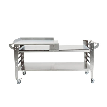 GrillSymbol stainless steel Side Table  for Pizza Oven Baso-Inox-XL